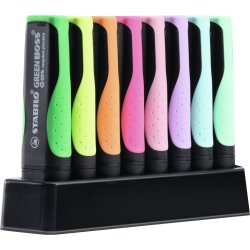 Stabilo Green Boss Pastel Highlighter | 8 färger