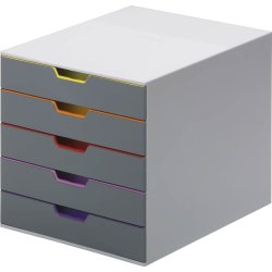 Durable Varicolor förvaringsbox med 5 lådor