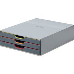 Durable Varicolor förvaringsbox med 3 lådor