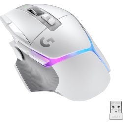 Logitech G502 X Plus trådlös gamingmus | vit