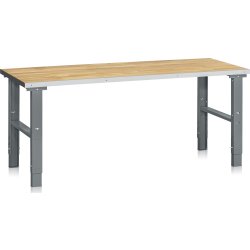 Arbetsbord 500 kg, ekparkett, 2000x800 mm