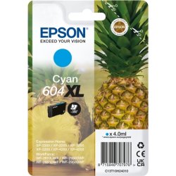 Epson T604XL Blækpatron, cyan