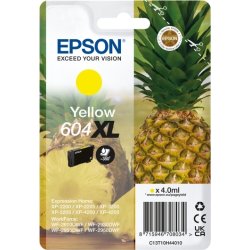 Epson T604XL Blækpatron, gul