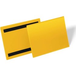 Durable Lagerlommer m/magnet, A5 tværformat, gul