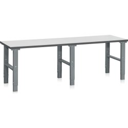 Arbetsbord 500 kg, laminat, 2500x800 mm