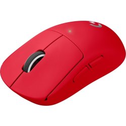 Logitech PRO X SUPERLIGHT trådlös gamingmus | röd