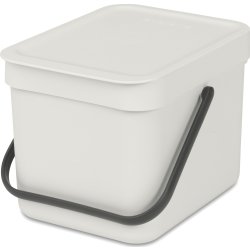 Brabantia Sort&Go, Sortering, 6 L, lysegrå