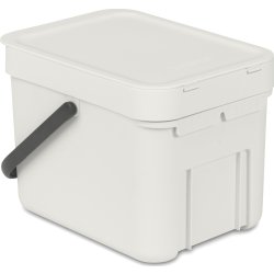 Brabantia Sort&Go, Sortering, 6 L, lysegrå