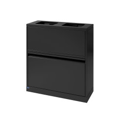 Bica 880 Avfallsstation, 6 hinkar, Svart