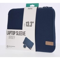 HAMA jersey sleeve til 13.3" laptop, blå