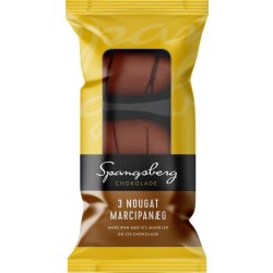 Spangsberg nougat marcipanæg, 3 stk