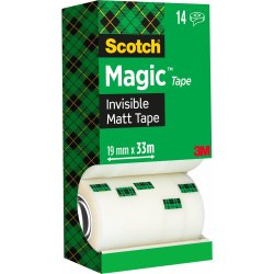 Scotch Magic Tape 810 | 19mm | 33m | 14 ruller