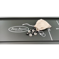 Shuffleboard Søgaard i plastik, 122 x 33 cm, grå