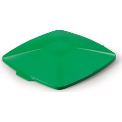 Durabin Fladt Låg T/Affaldsspand 40 L, Grøn