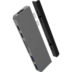 Hyper Duo 7-i-2 USB-C Hub | Grå