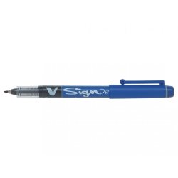 Pilot V Signpen, fiberpenna, blå