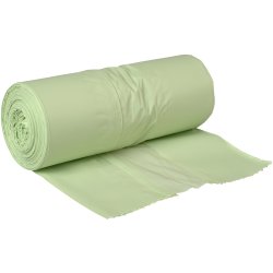 Affaldsposer Biobaseret 35 L, 46x75 cm, Grøn