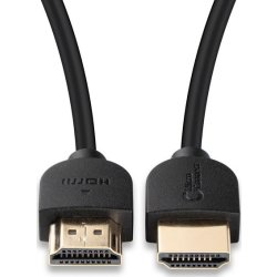 MicroConnect Ultra Slim 4K HDMI kabel, 1m, sort