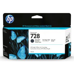 HP no 728 DesignJet bläckpatron mattsvart | 130 ml