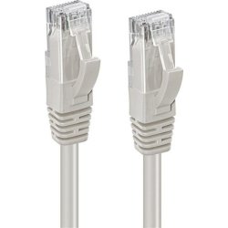MicroConnect CAT6 UTP netværk kabel, 1m, grå