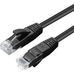 MicroConnect CAT6 UTP-nätverkskabel | 5 m | Svart