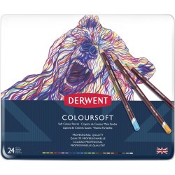 Derwent Coloursoft Farveblyant | 24 farver