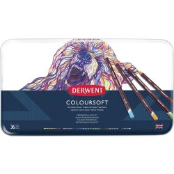 Derwent Coloursoft Farveblyant | 36 farver