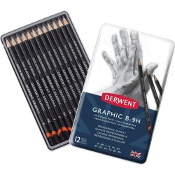 Derwent Graphic Grafitpennor | B-9H | 12 st.