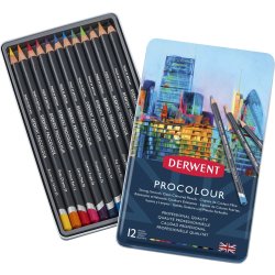 Derwent Procolour Farveblyant | 12 farver