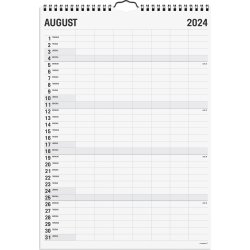 Mayland 2024 Familiekalender | Sort/ hvid | 7 kol.