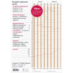 Mayland 2026 Projekt Planner, brun