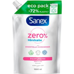 Sanex Håndsæbe refill | Zero % | 1000 ml