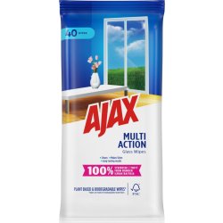 Ajax Wipes | Multi Action | Plantebaseret | 40 stk