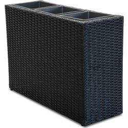OUTDOOR blomkruka L.84 x D.30 x H.60 cm, svart