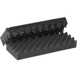 Blått skuminlägg till postpaket 172x108x15/25 mm