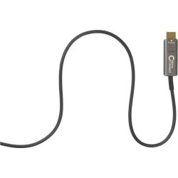 MicroConnect USB-C til HDMI Fiber kabel, 10m, sort