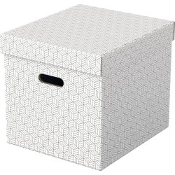 Esselte Home Box | Cube | Vit | 3 st.