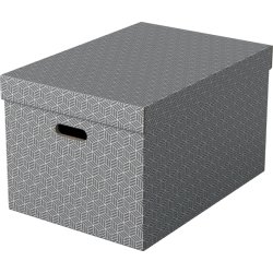 Esselte Home Box | Large | Grå | 3 st.