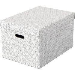 Esselte Home Box | Large | Vit | 3 st.