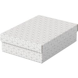 Esselte Home Box | Låg medium | Vit | 3 st.