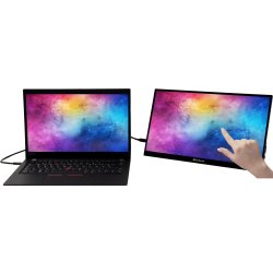 Verbatim 15,6” bærbar touch monitor, Full HD