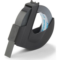 Dymo 3D prægetape 9mm, hvid på sort