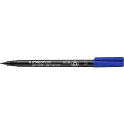 Staedtler Lumocolor 313 S märkpenna, permanent, bl