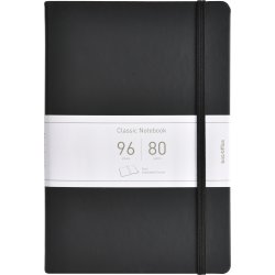Anteckningsbok A5 olinjerad PU-material med elasti