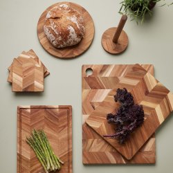 Aida Design Herringbone Skærebræt, 40 x 26 cm