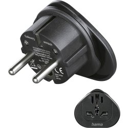 HAMA Reseadapter Universal – EU | Svart