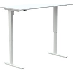HeighTivity Hæve-/sænkebord, 60x140 cm, hvid