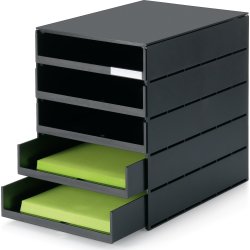 Styroval Pro Eco lådmodul | 5 lådor | Öppen