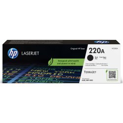 HP 220A original LaserJet lasertoner | 2K | Svart