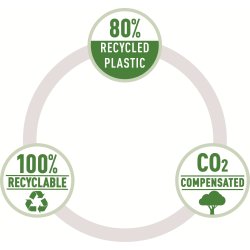 Leitz Recycle Projektmappe | A4 | 3-klap | Blå